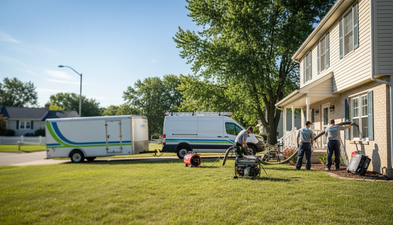 Flooded Basement Restoration And Cleanup With Repair in Honor, MI near me